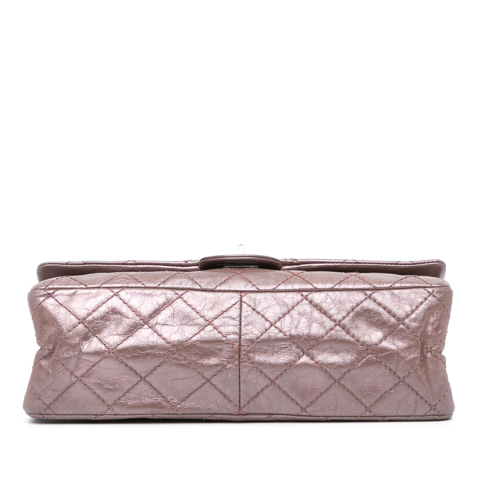 Chanel Reissue 2.55 Aged Metallic Calfskin Double Flap 226