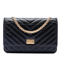 Chanel Reissue 2.55 Chevron Aged Calfskin Wallet on Chain