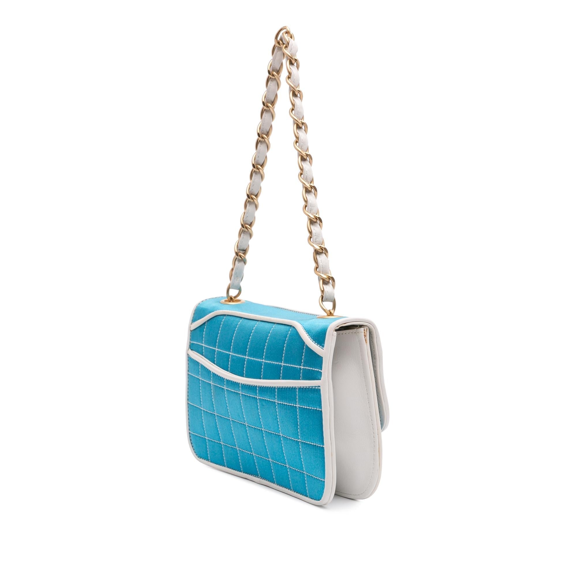 Chanel Reissue Square Quilt Satin Flap