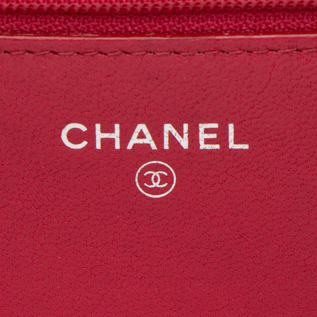 Chanel Sheepskin Mademoiselle Vintage Wallet on Chain