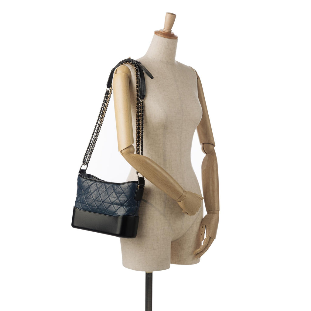 Chanel Small Bicolor Aged Calfskin Gabrielle Crossbody