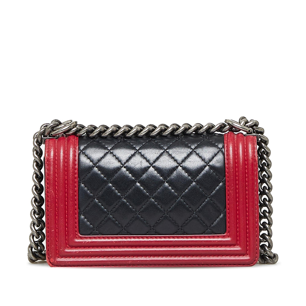 Chanel Small Bicolor Boy (SHG-pSxvLC)