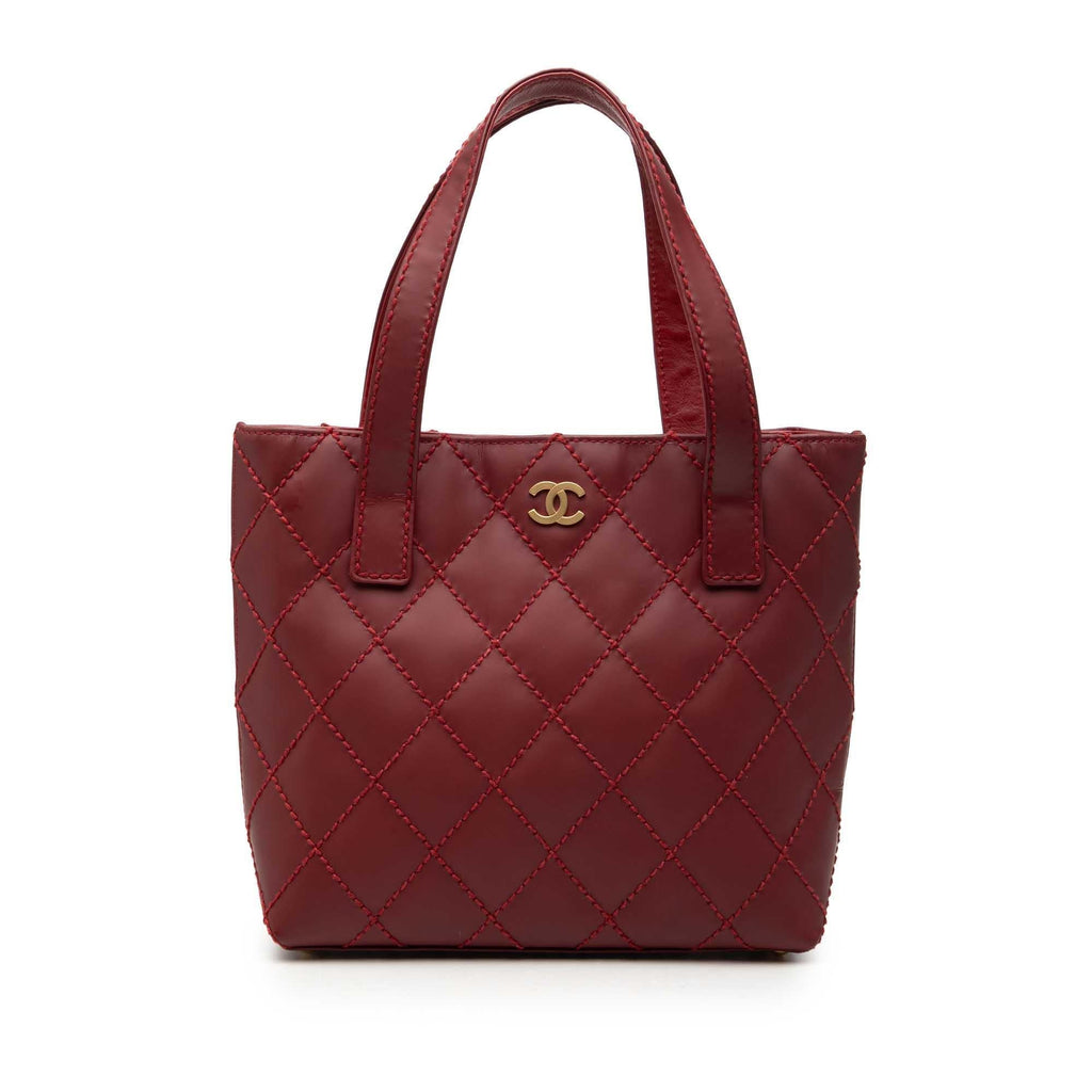 Chanel Small CC Calfskin Surpique Tote