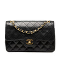 Chanel Small CC Quilted Lambskin Double Flap