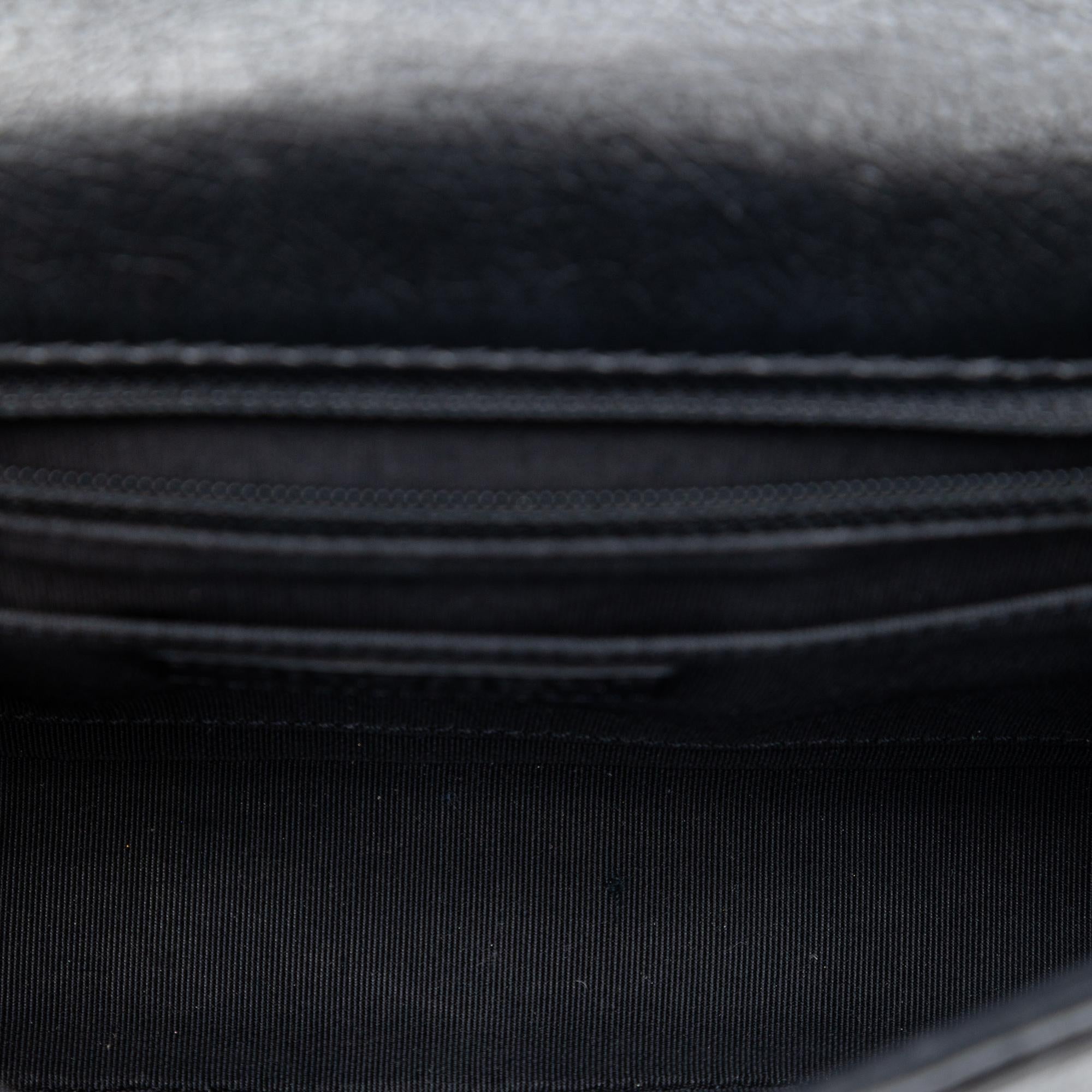 Chanel Small CC Quilted Lambskin Embossed Braid Single Flap