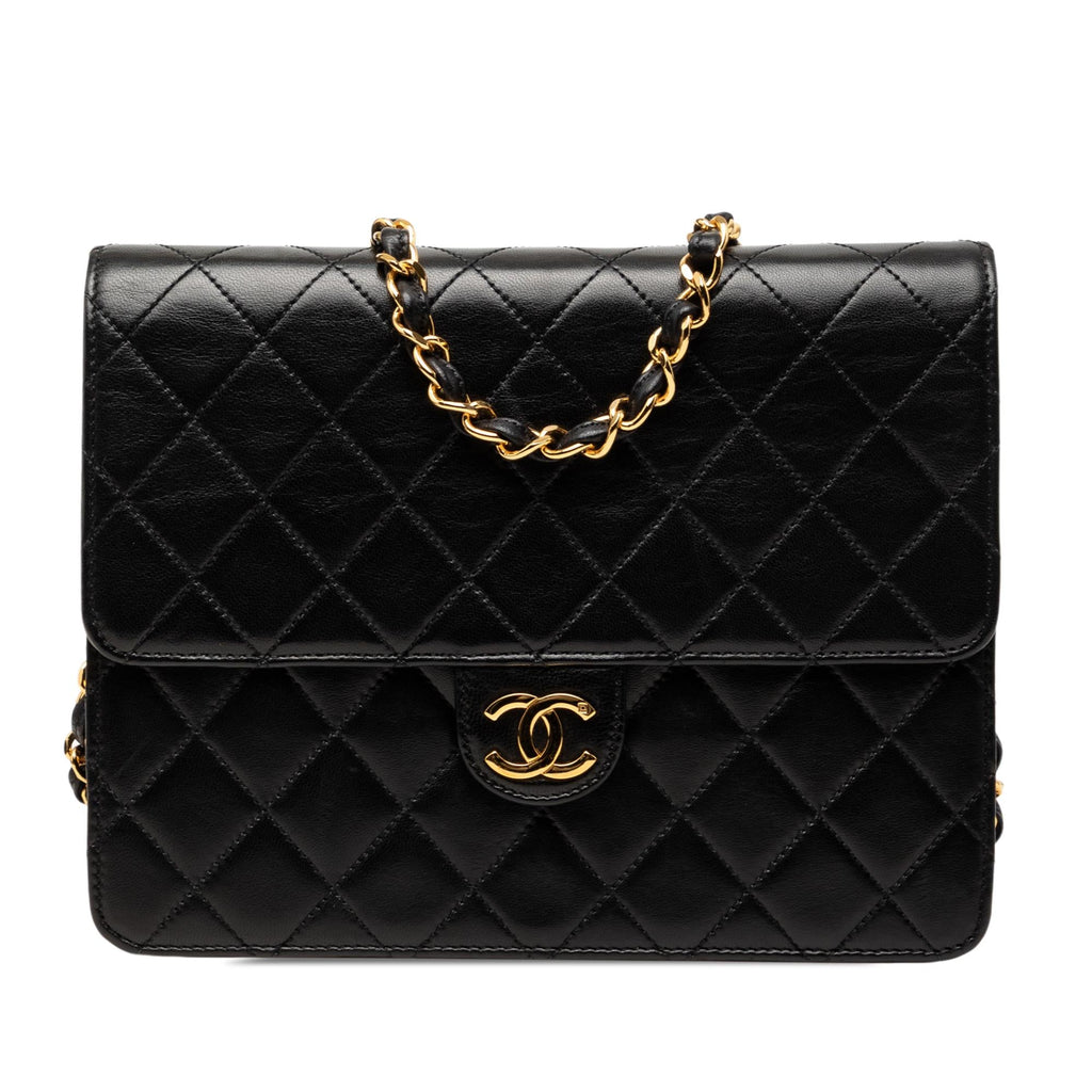 Chanel Small CC Quilted Lambskin Single Flap