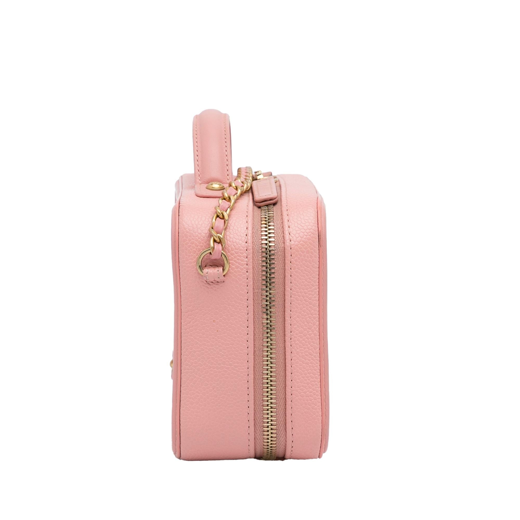 Chanel Small Caviar CC Filigree Vanity Bag (SHG-RkOLyj)