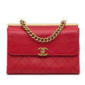 Chanel Small Coco Luxe Flap Satchel (SHG-1DtvPd)