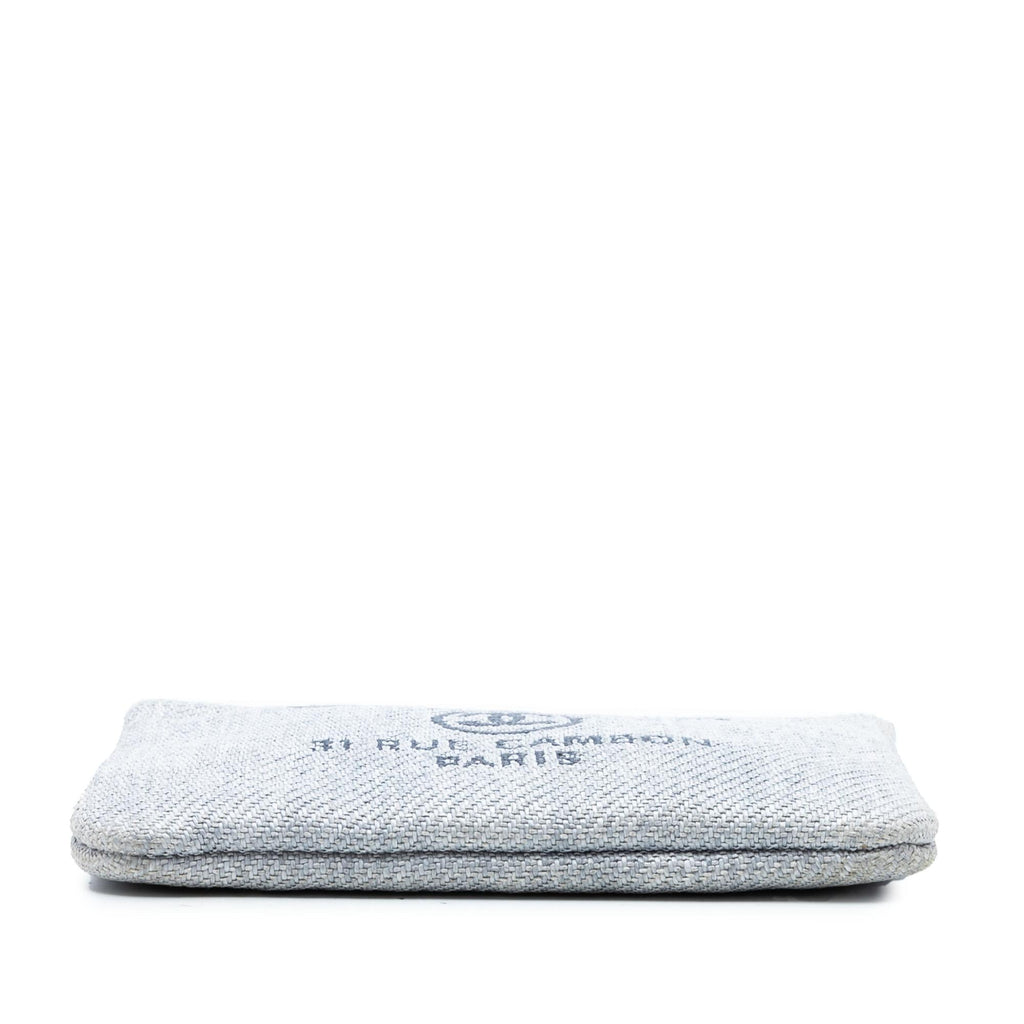 Chanel Small Denim Deauville O Case Clutch