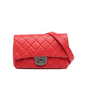 Chanel Small Goatskin Double Carry Waist Chain Flap