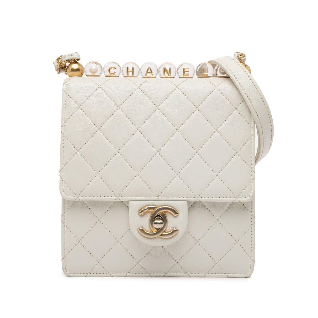 Chanel Small Lambskin Chic Pearls Flap (SHG-dGzanu)