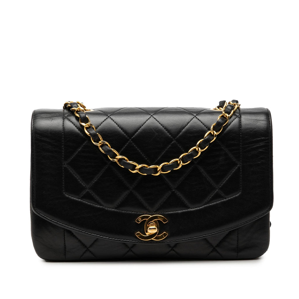 Chanel Small Lambskin Diana Flap