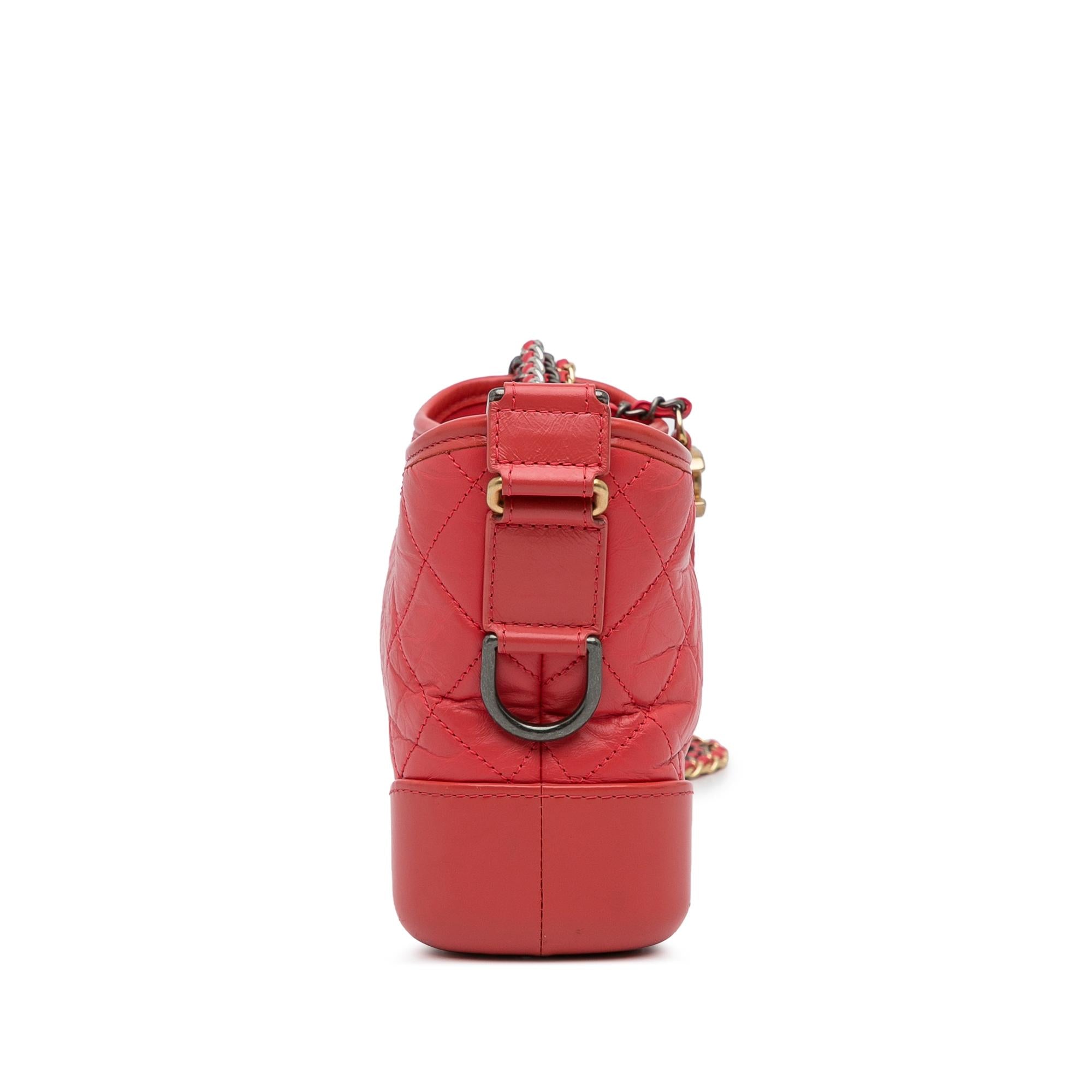 Chanel Small Lambskin Gabrielle Crossbody Bag