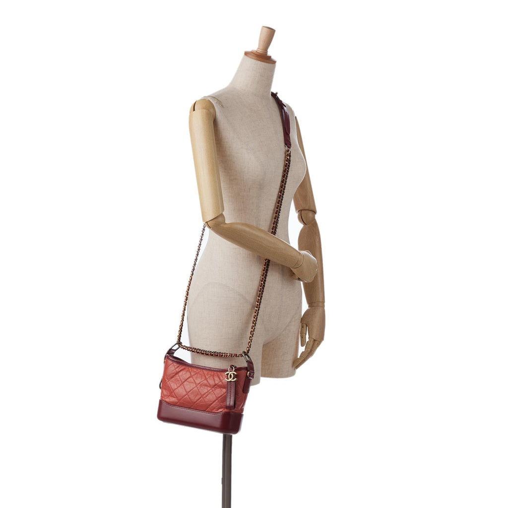 Chanel Small Lambskin Gabrielle Crossbody Bag