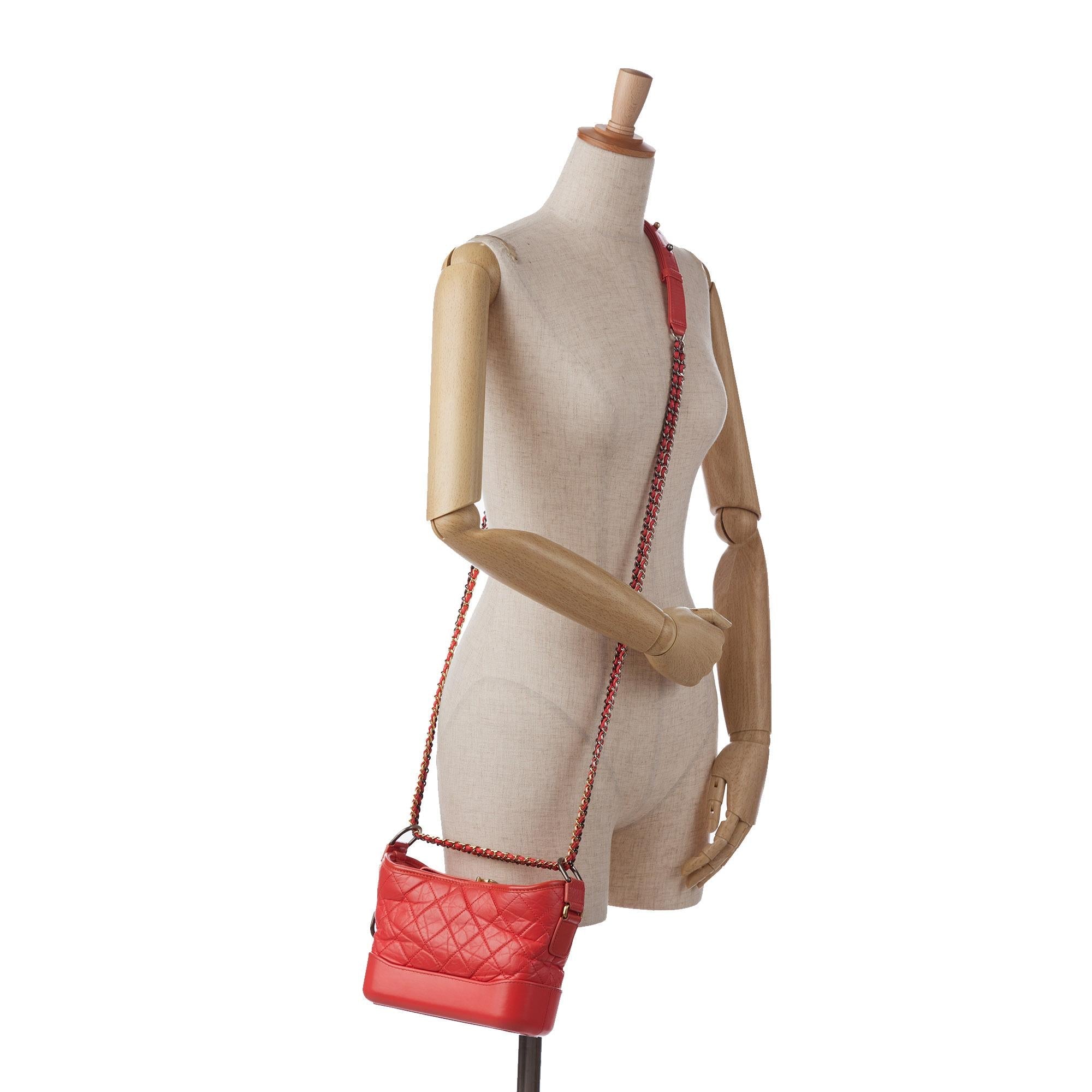 Chanel Small Lambskin Gabrielle Crossbody Bag (SHG-Ex3JfU)