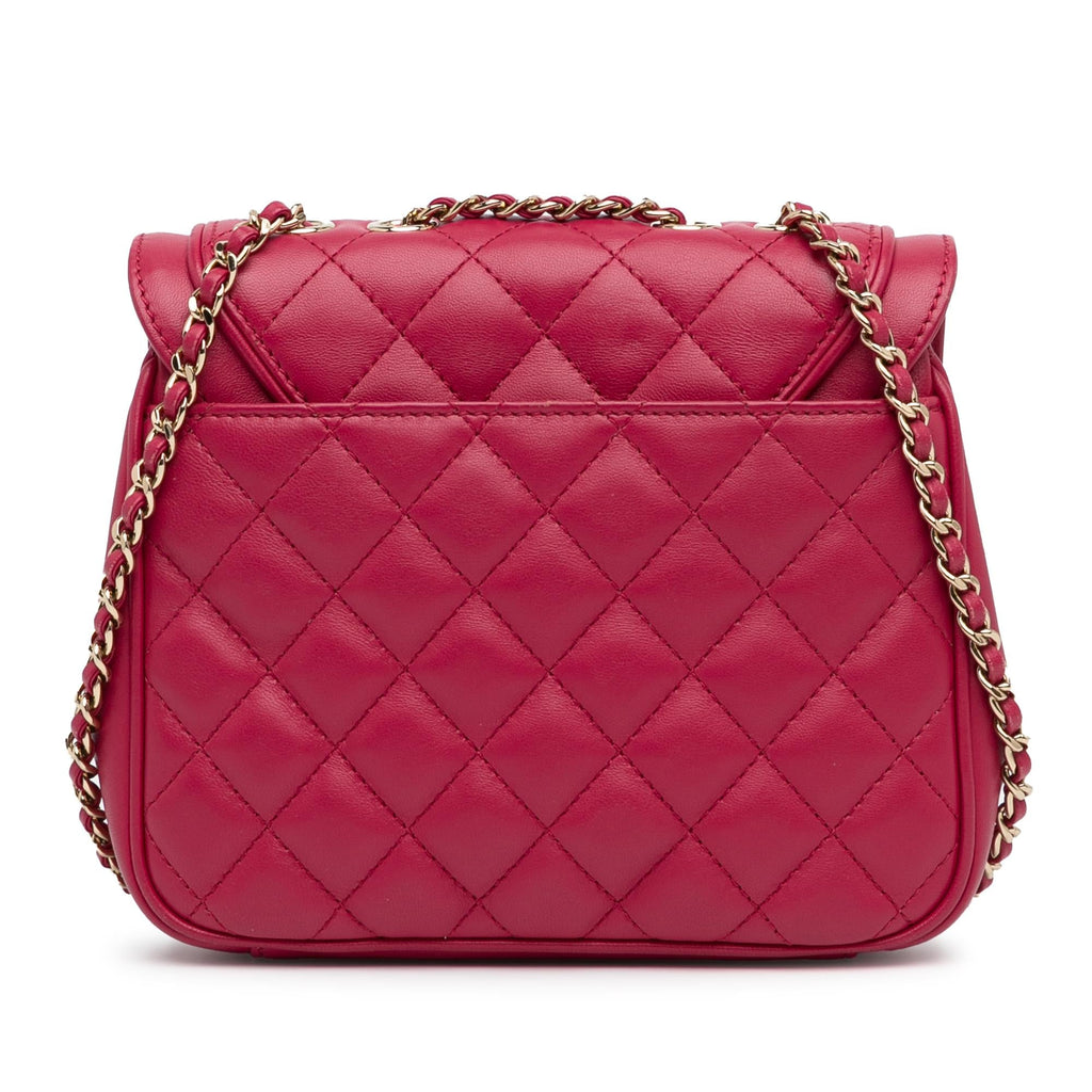 Chanel Small Lambskin Lovely Day Flap (SHG-3FI4mw)
