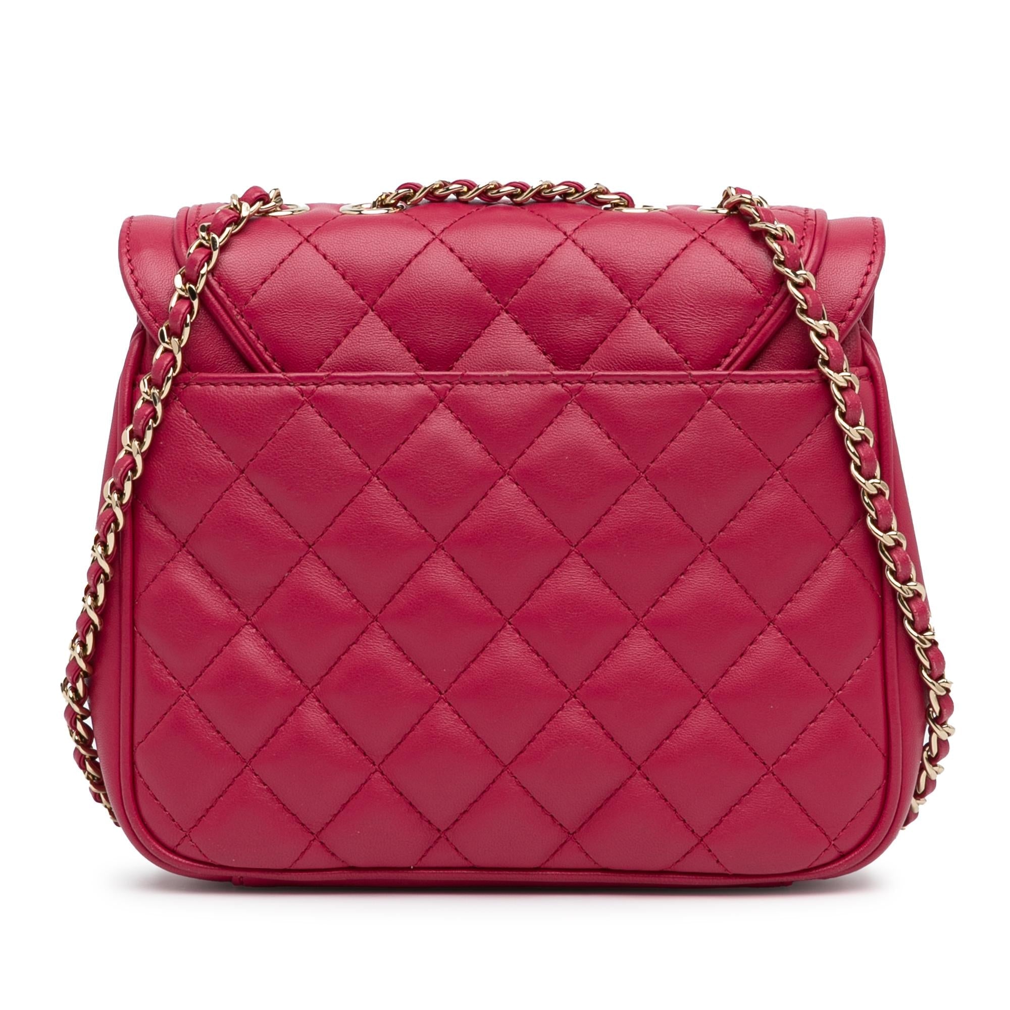 Chanel Small Lambskin Lovely Day Flap (SHG-3FI4mw)