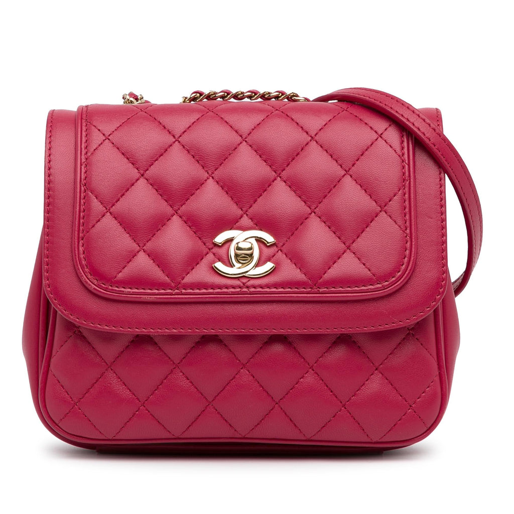 Chanel Small Lambskin Lovely Day Flap (SHG-3FI4mw)