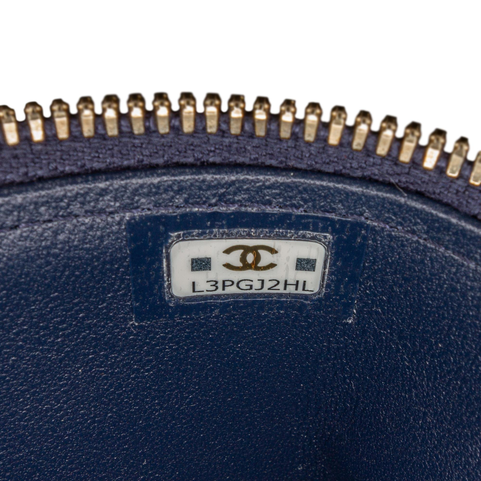 Chanel Small Lambskin Top Handle Vanity Bag
