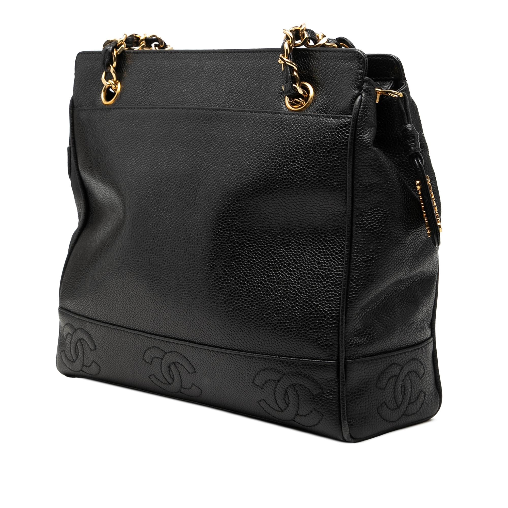 Chanel Triple CC Caviar Shoulder Bag