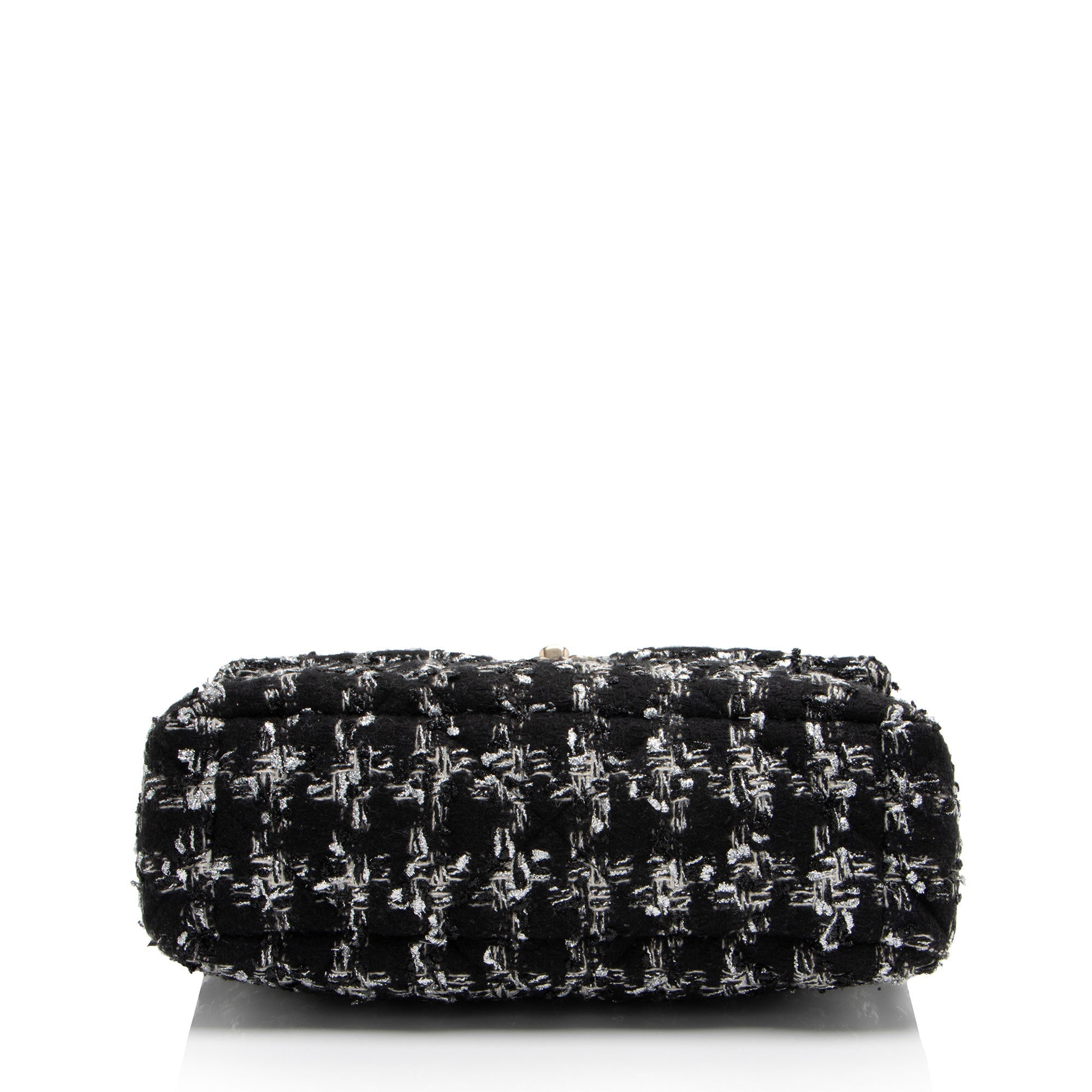 Chanel Tweed Houndstooth 19 Large Flap Shoulder Bag