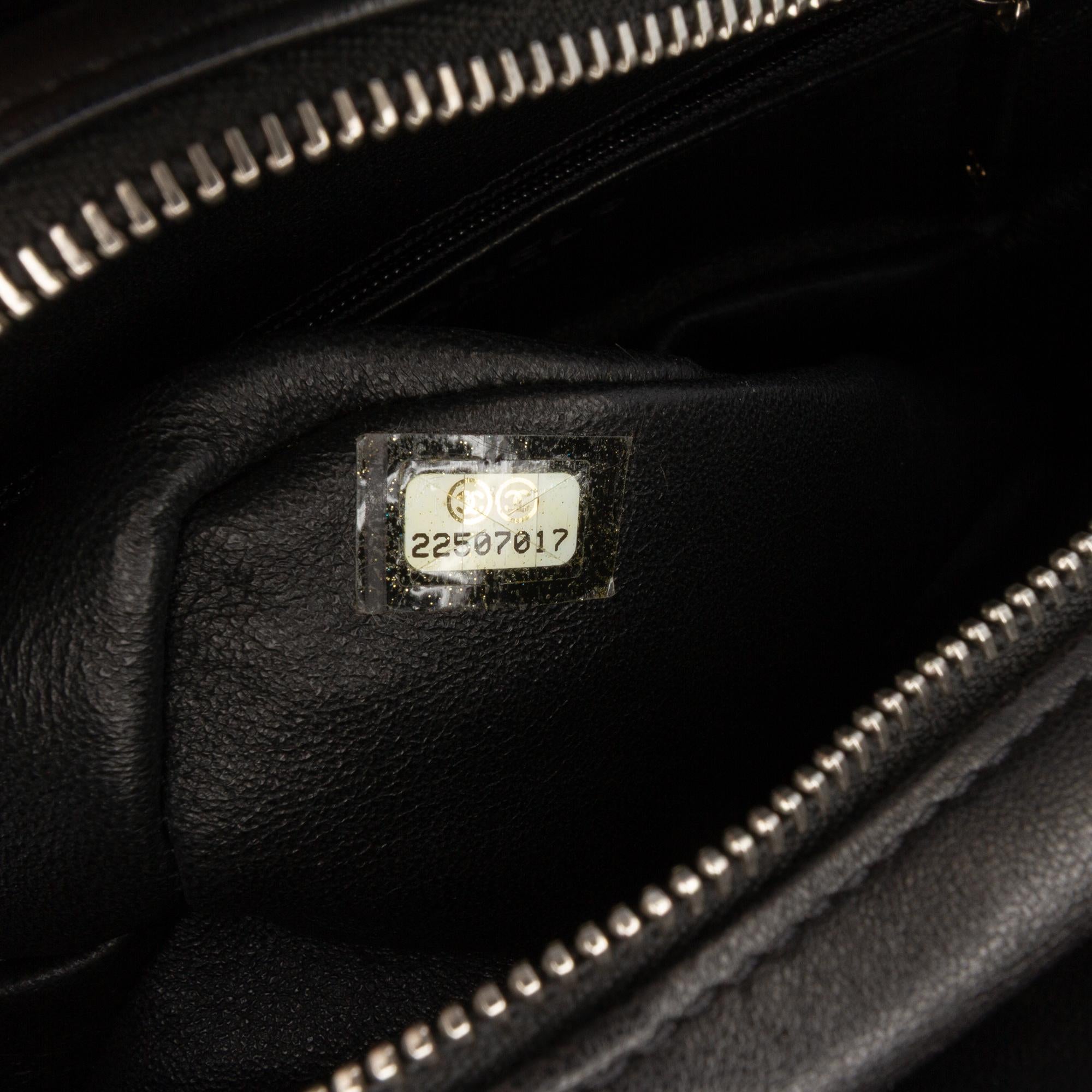 Chanel Tweed and Resin Zipped Chain Shopping Bag
