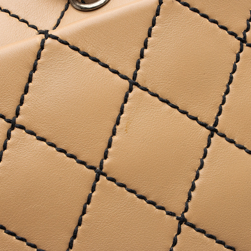 Chanel Vintage Calfskin Wild Stitch Duffle