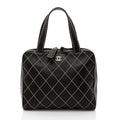Chanel Vintage Calfskin Wild Stitch Large Satchel