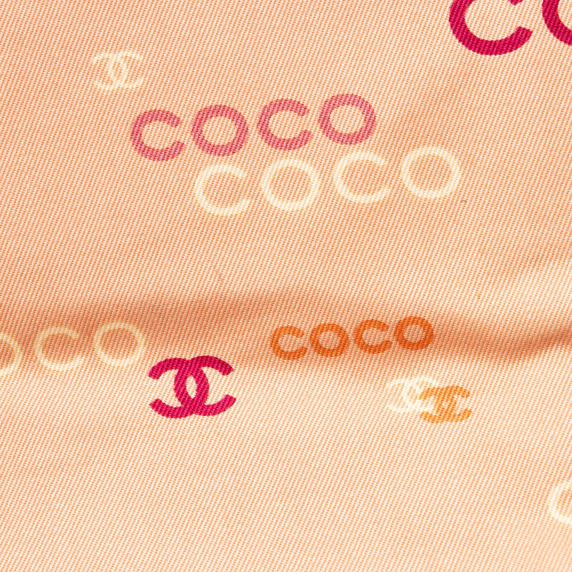 Chanel Vintage Canvas Coco Logo Tote