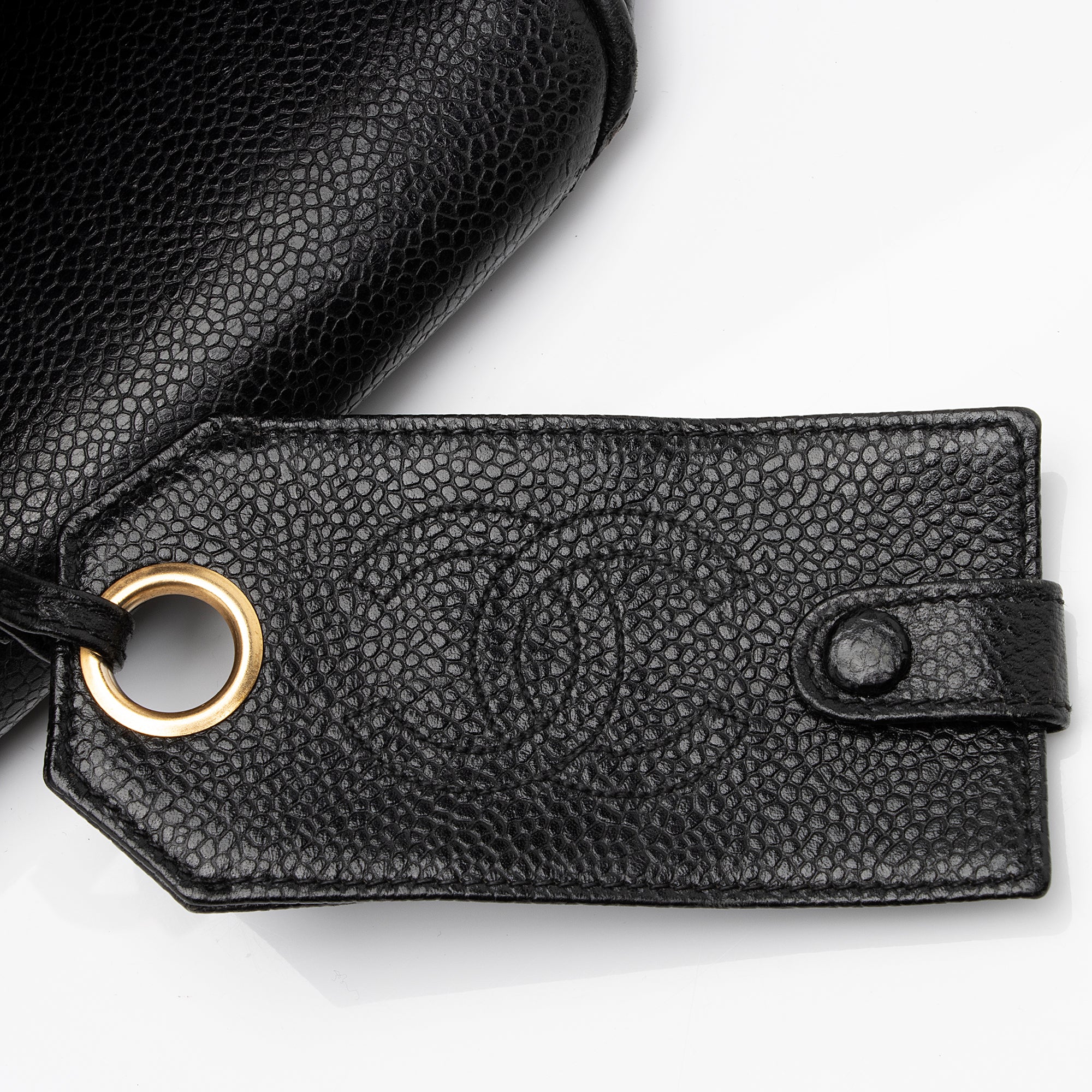 Chanel Vintage Caviar Leather Timeless CC Duffle Bag (SHF-8OA81f)