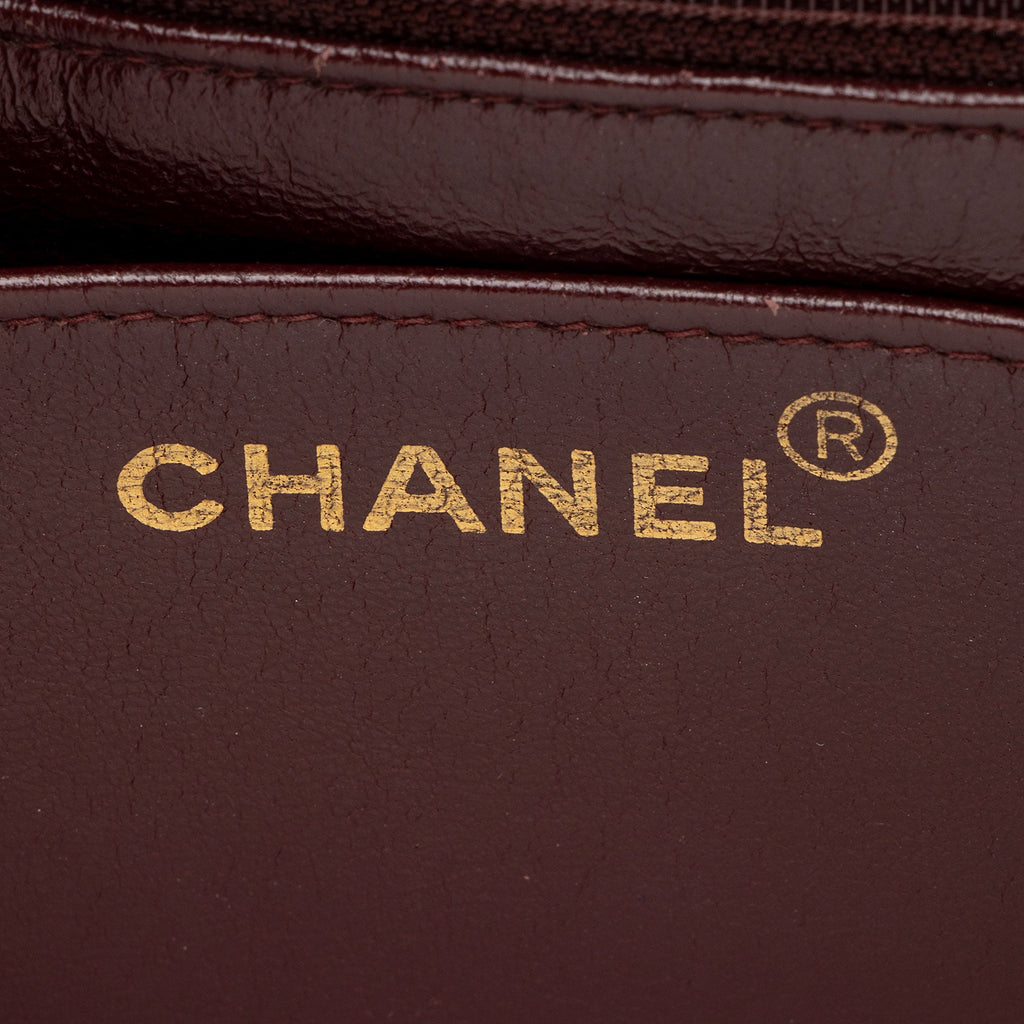 Chanel Vintage Horizontal Quilted Lambskin XL Jumbo Single Flap Bag