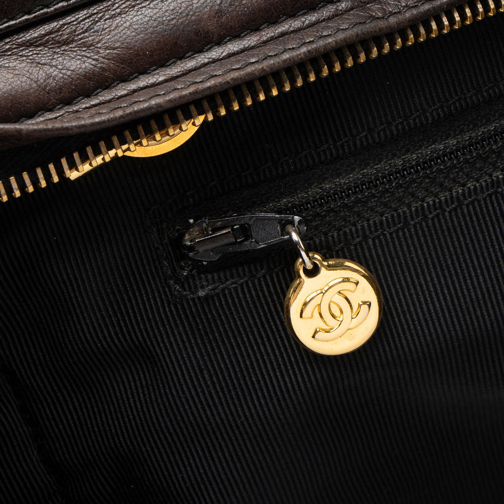 Chanel Vintage Lambskin CC Chain Tote
