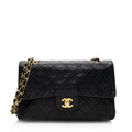 Chanel Vintage Lambskin Classic Medium Double Flap Bag (SHF-20428)