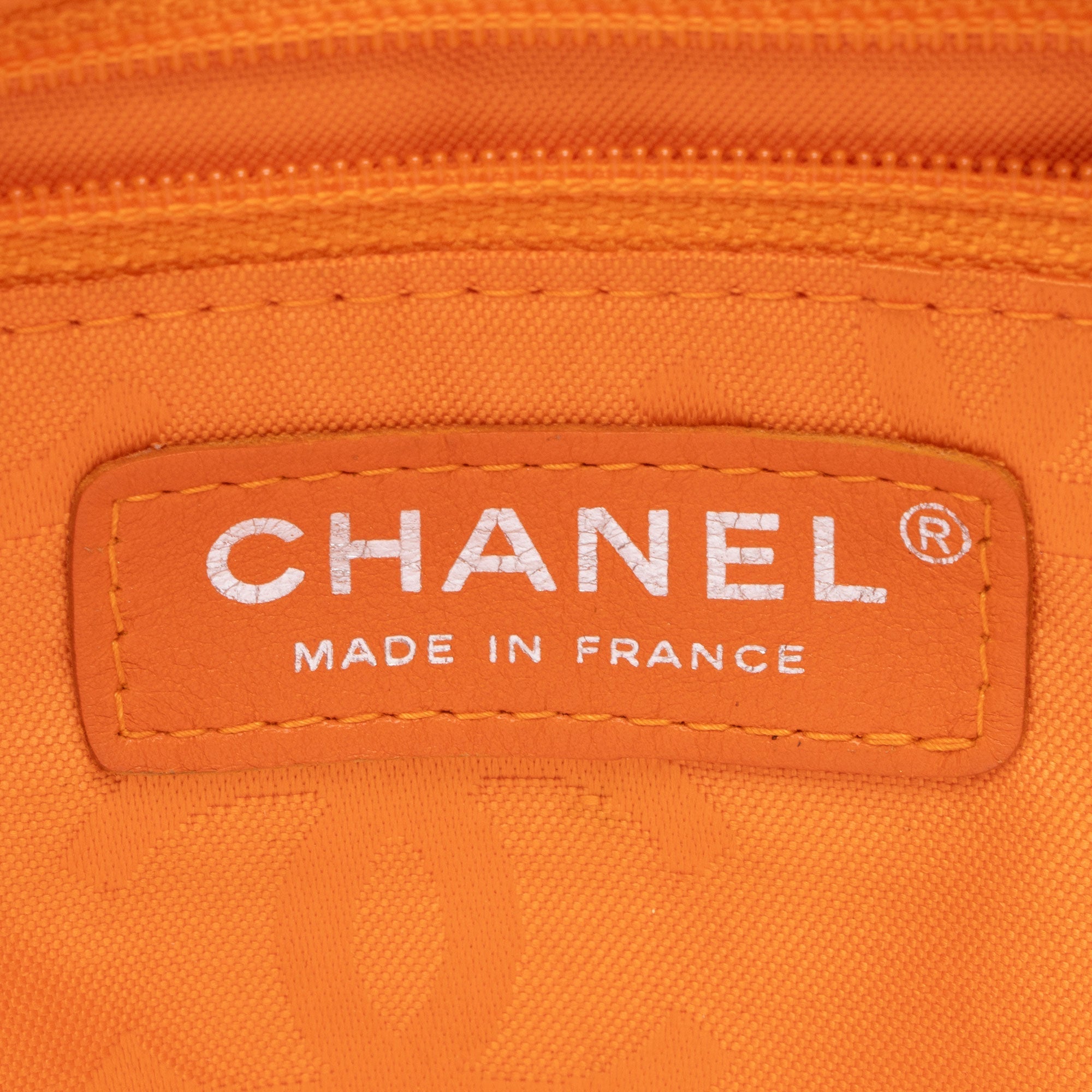 Chanel Vintage Lambskin Ligne Cambon Large Shopping Tote