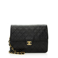 Chanel Vintage Lambskin Small Snap Flap Bag (SHF-21730)