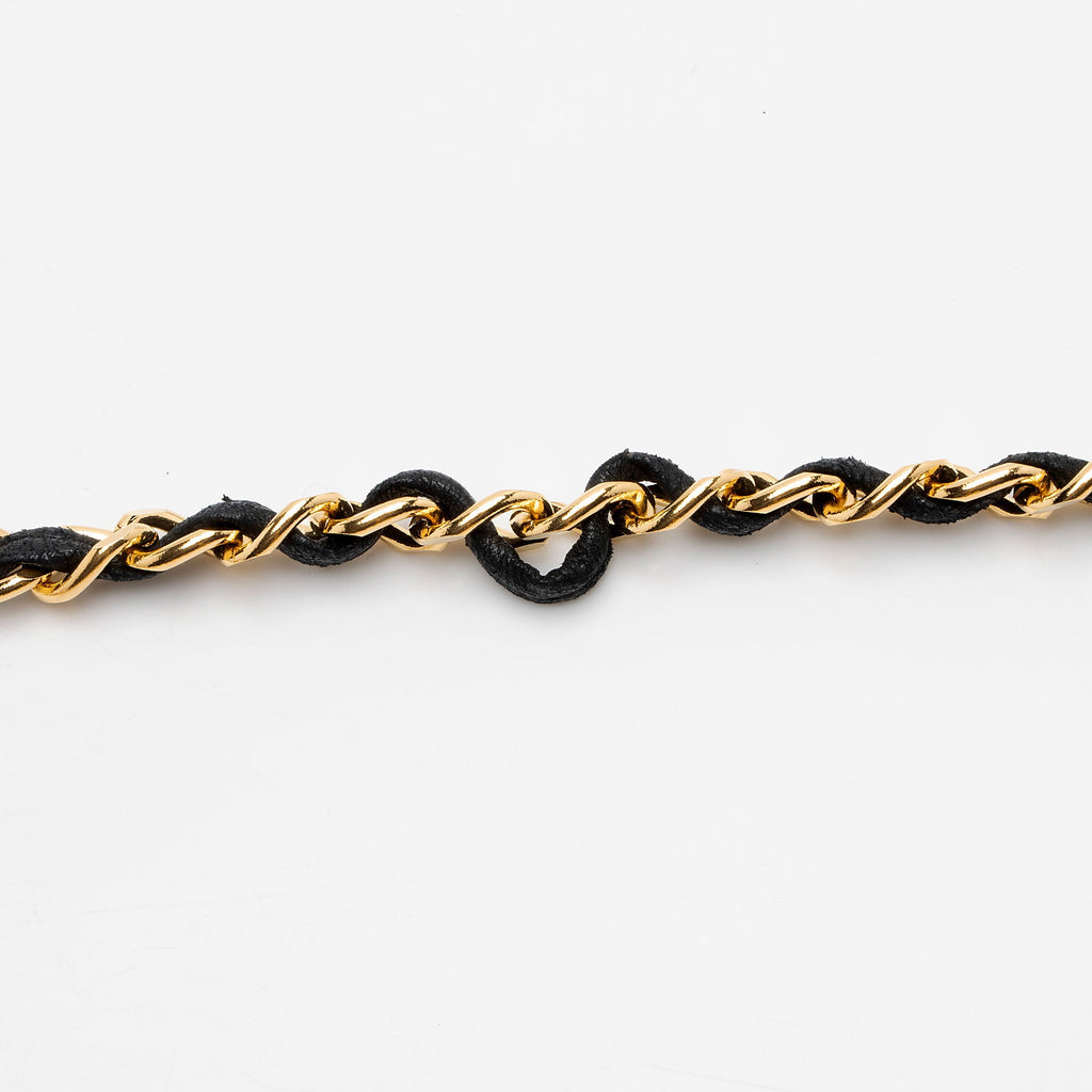 Chanel Vintage Lambskin Tassle Vanity Case with Chain