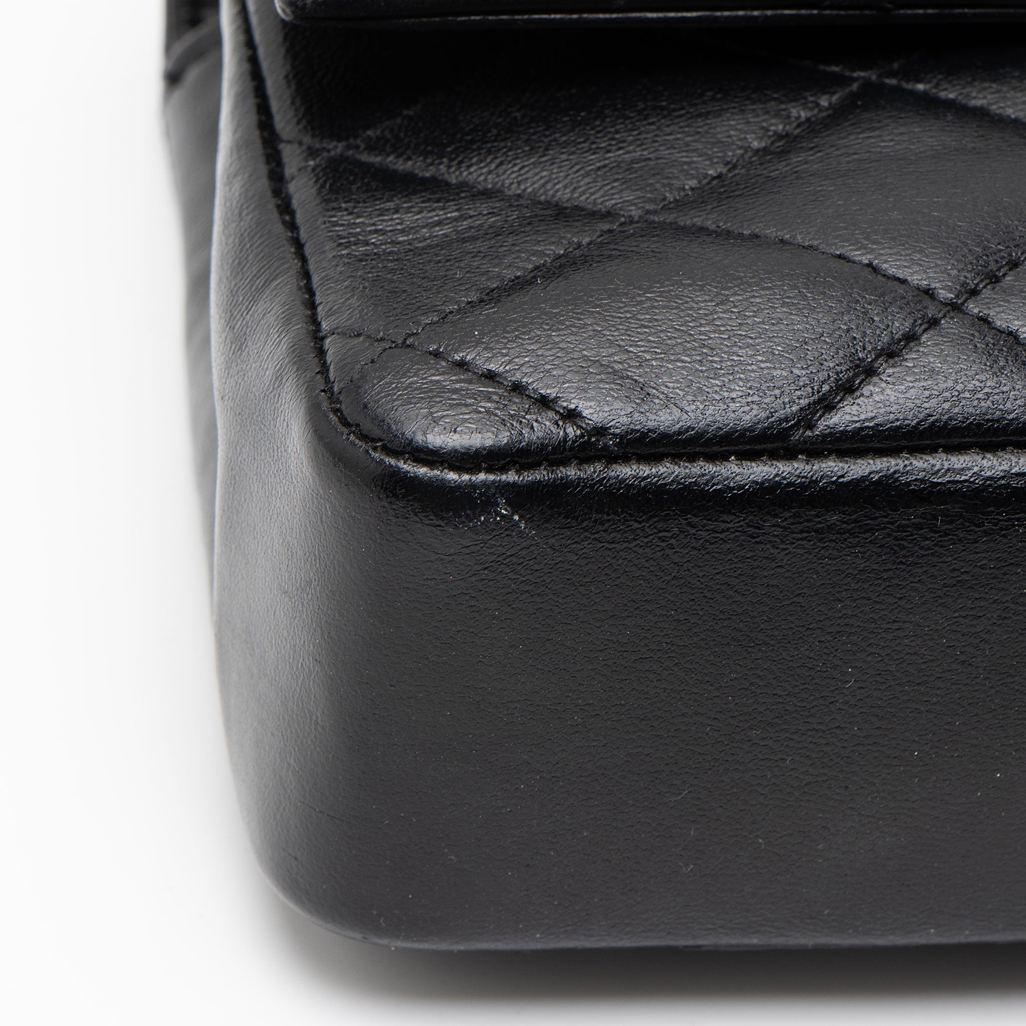 Chanel Vintage Lambskin XL CC Small Flap Bag
