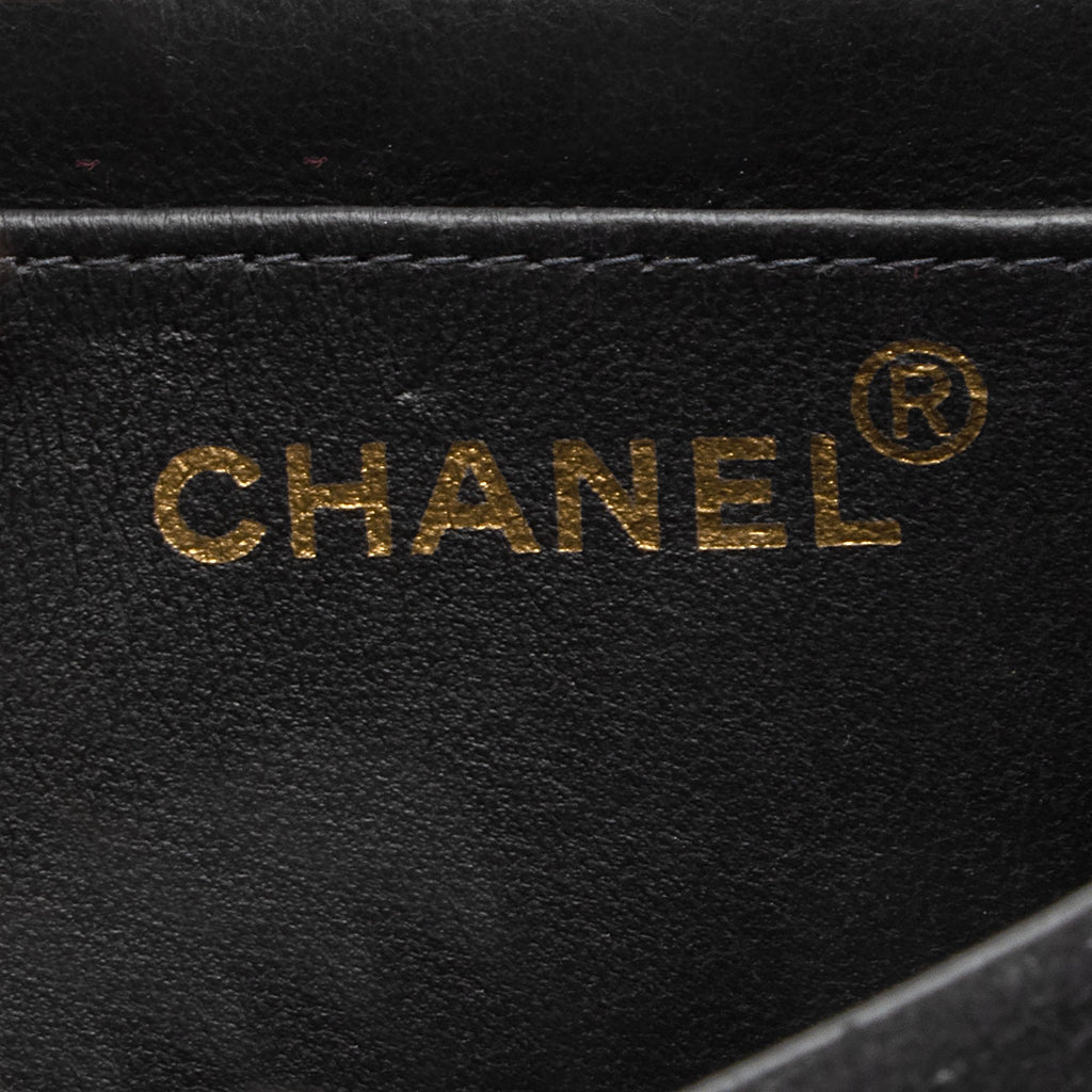 Chanel Vintage Quilted Suede Mademoiselle Bijoux Chain Mini Flap Bag (SHF-23077)