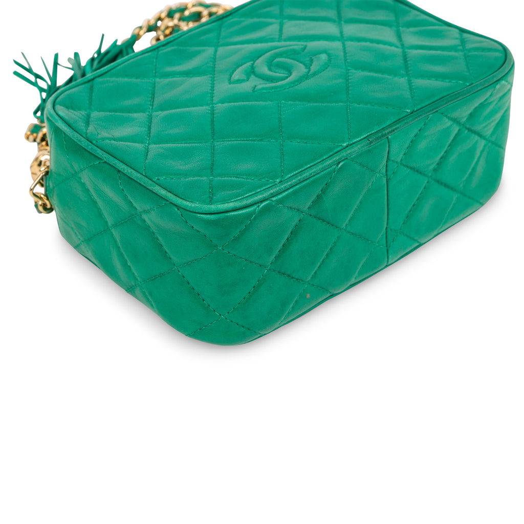 Chanel Vintage Lambskin Tassel Bag