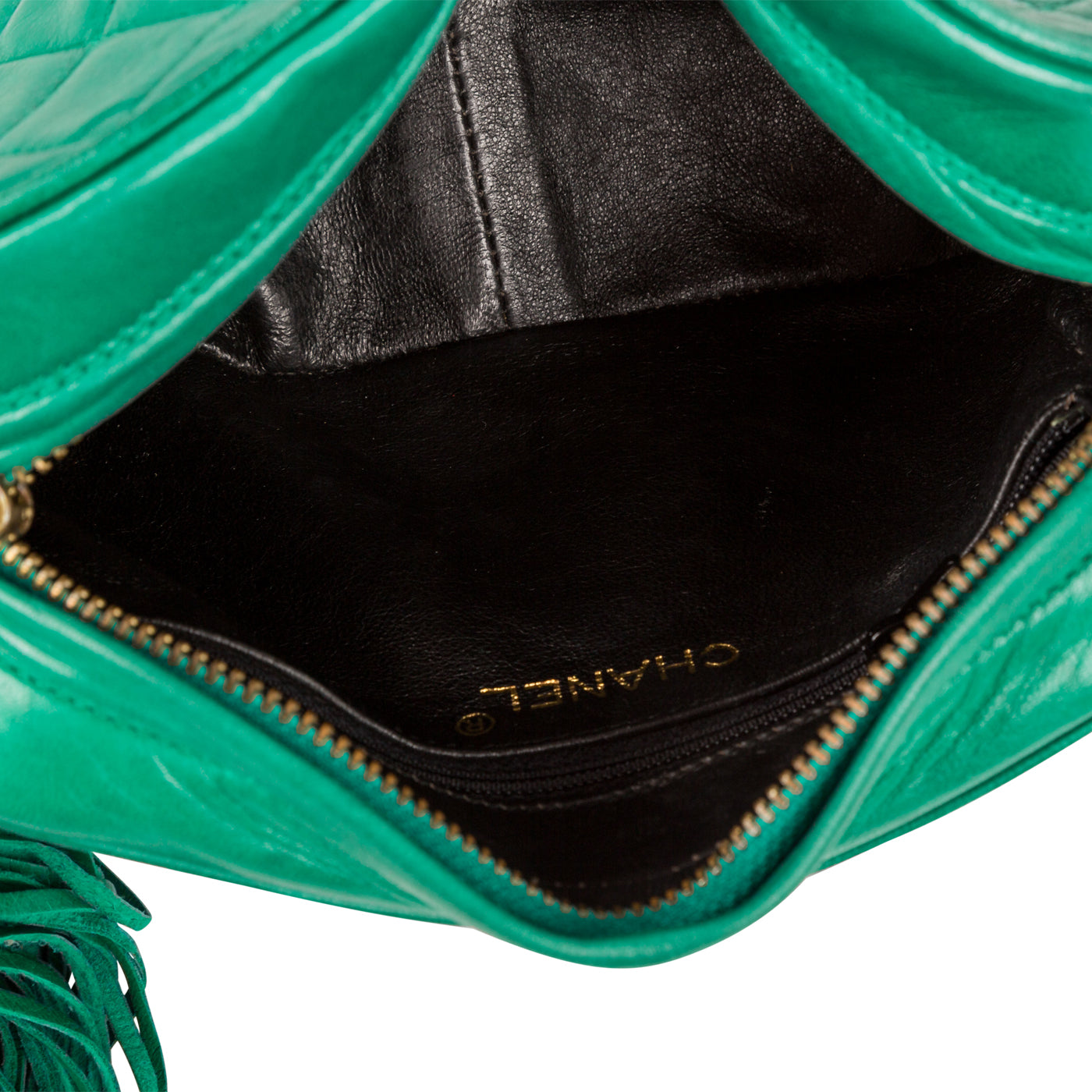 Chanel Vintage Lambskin Tassel Bag