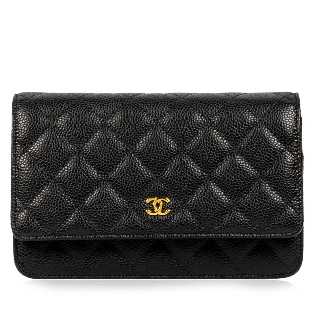 Chanel Wallet on Chain - Caviar