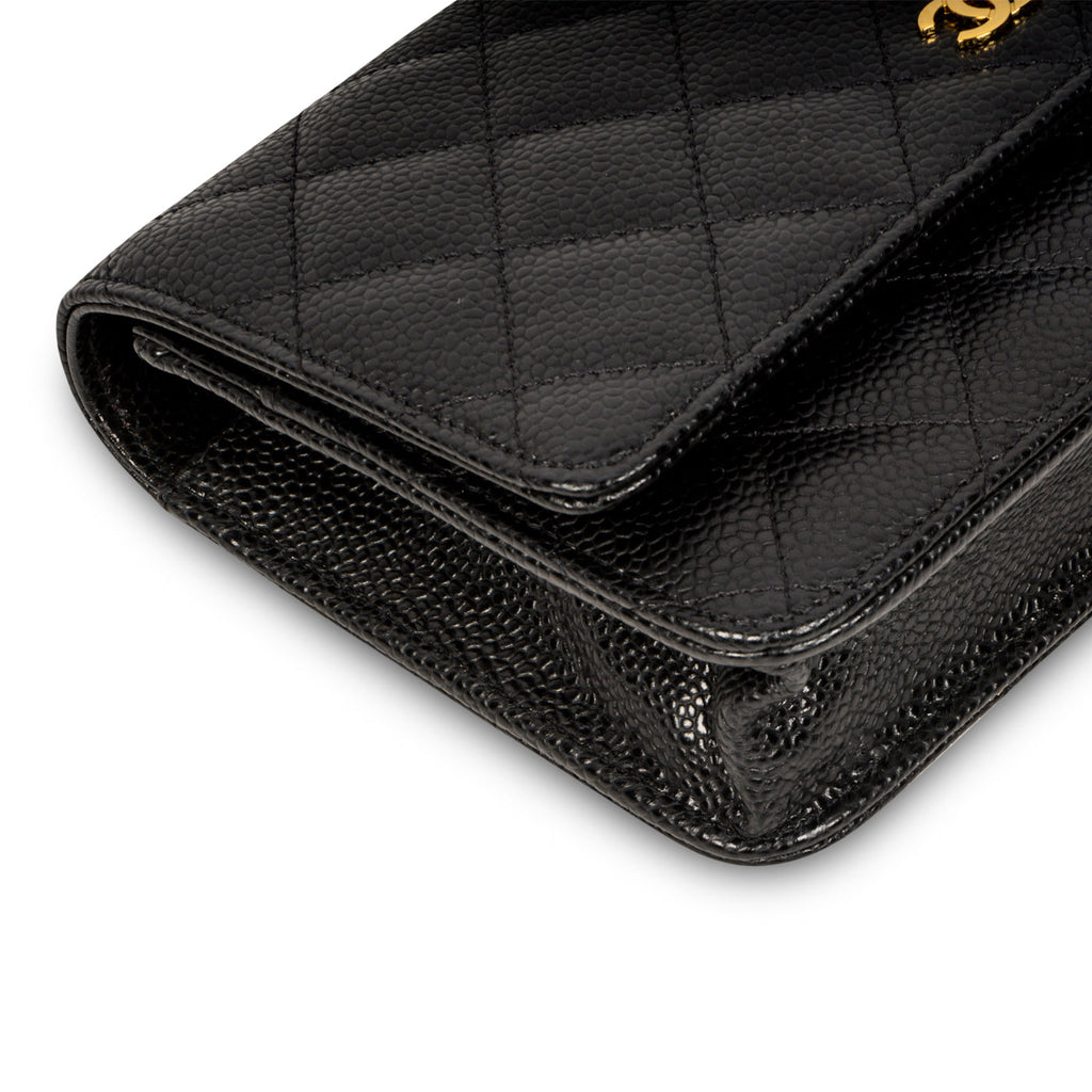 Chanel Wallet on Chain - Caviar
