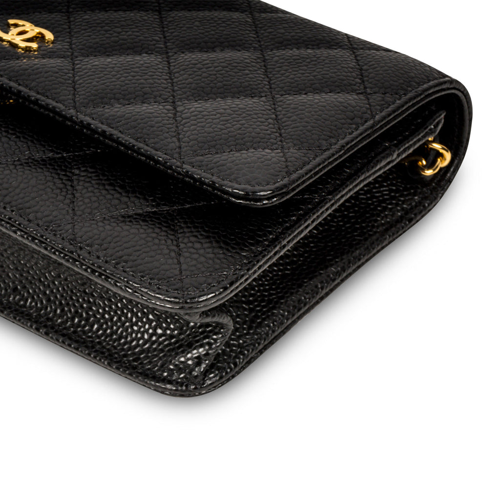 Chanel Wallet on Chain - Caviar