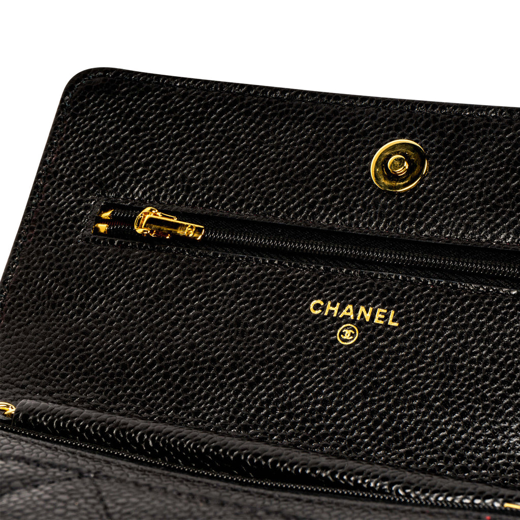 Chanel Wallet on Chain - Caviar