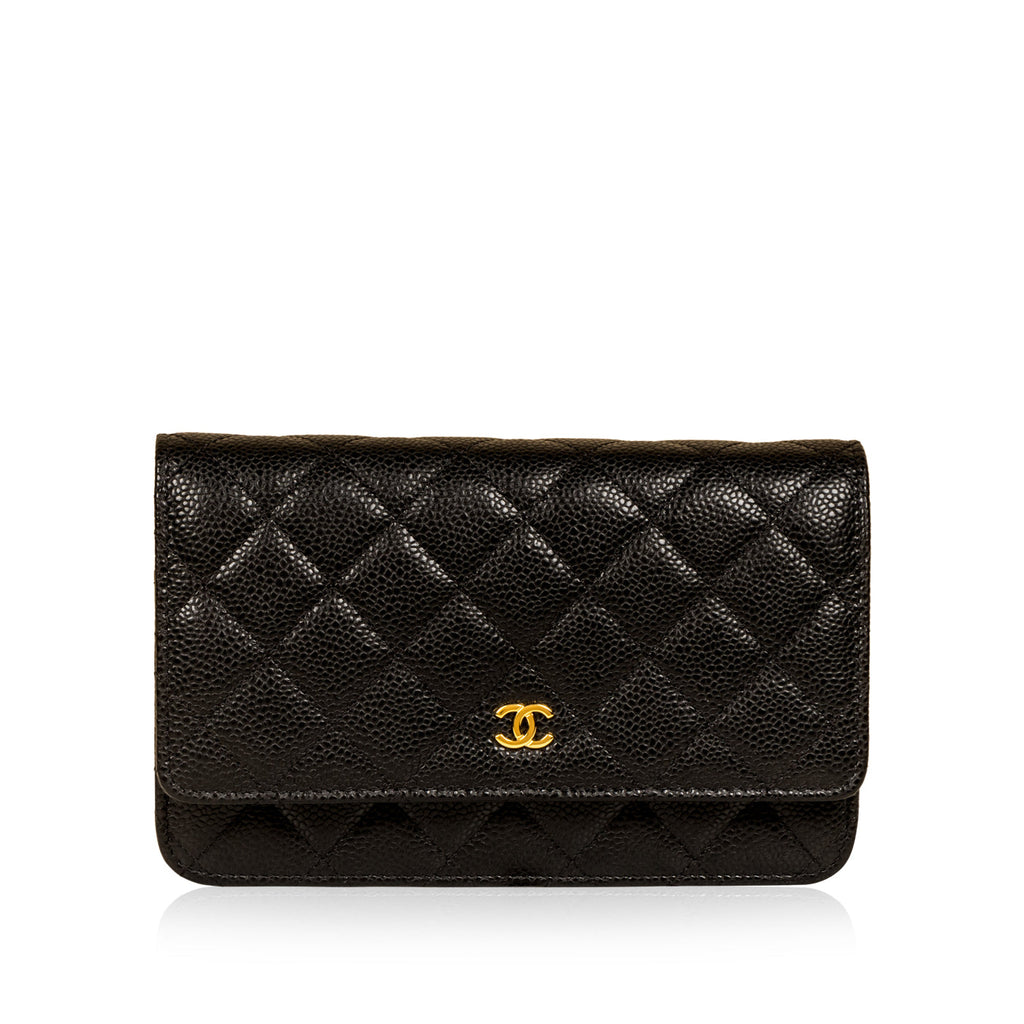 Chanel Wallet on Chain - Caviar