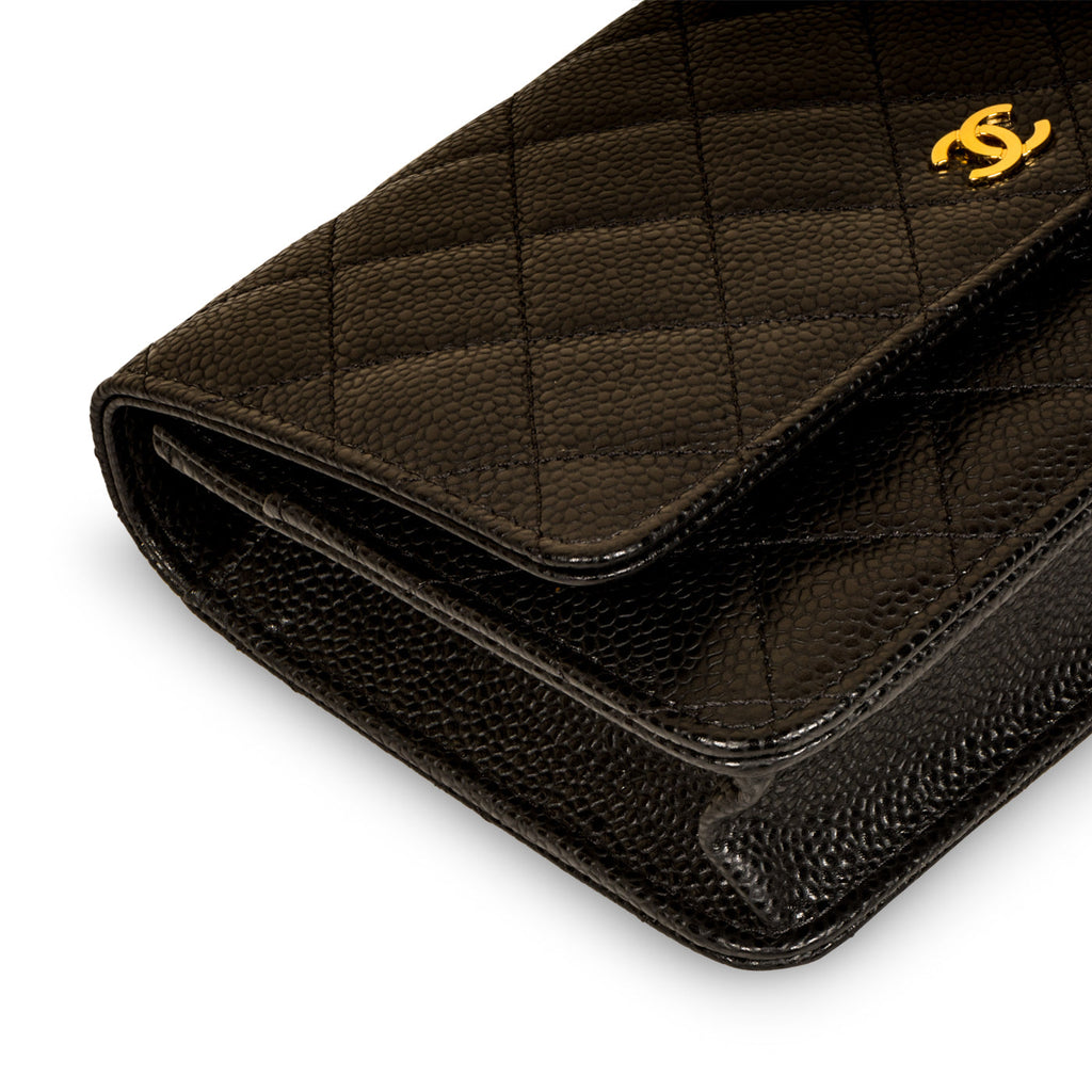 Chanel Wallet on Chain - Caviar