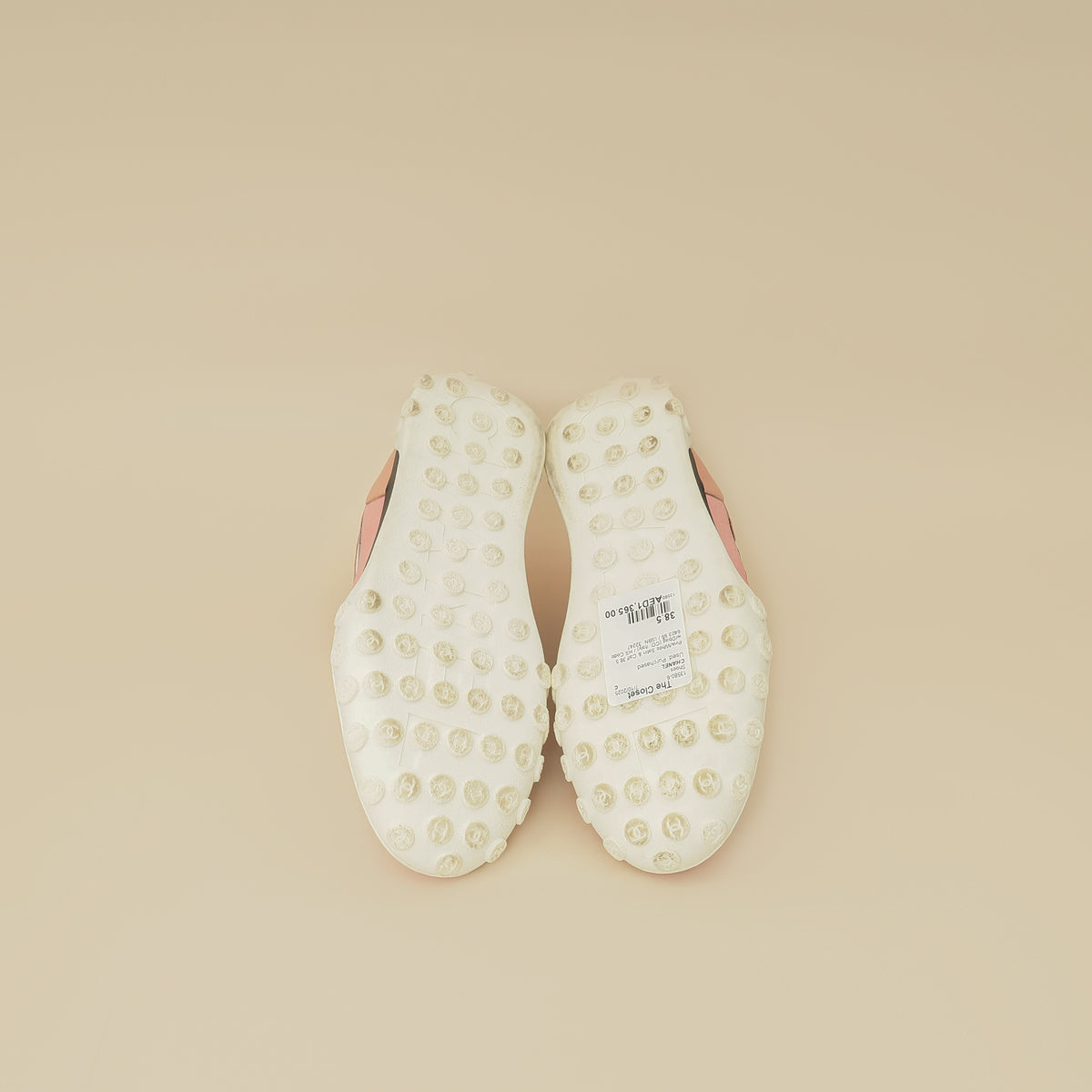 Chanel Bicolor Logo Mesh Sneakers 38.5