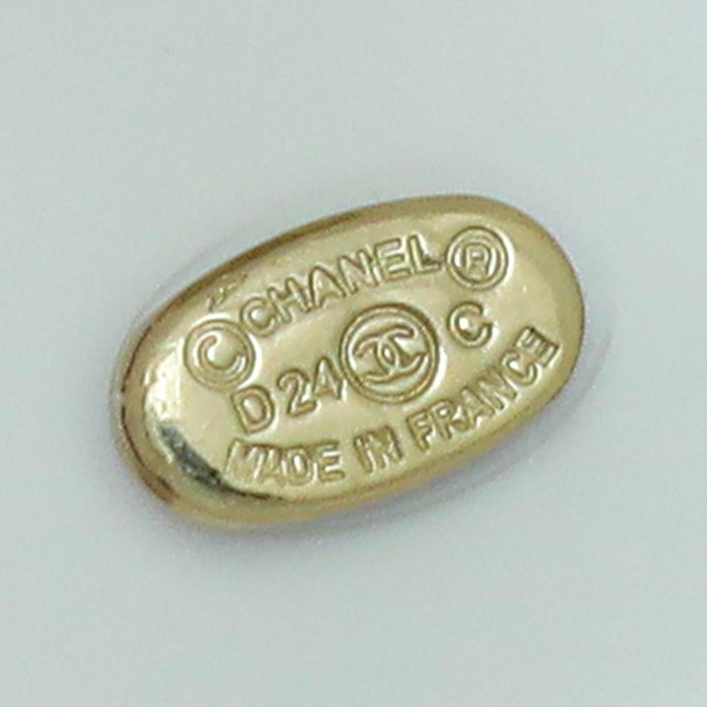 Chanel Pink CC Car Plastic Pin Brooch