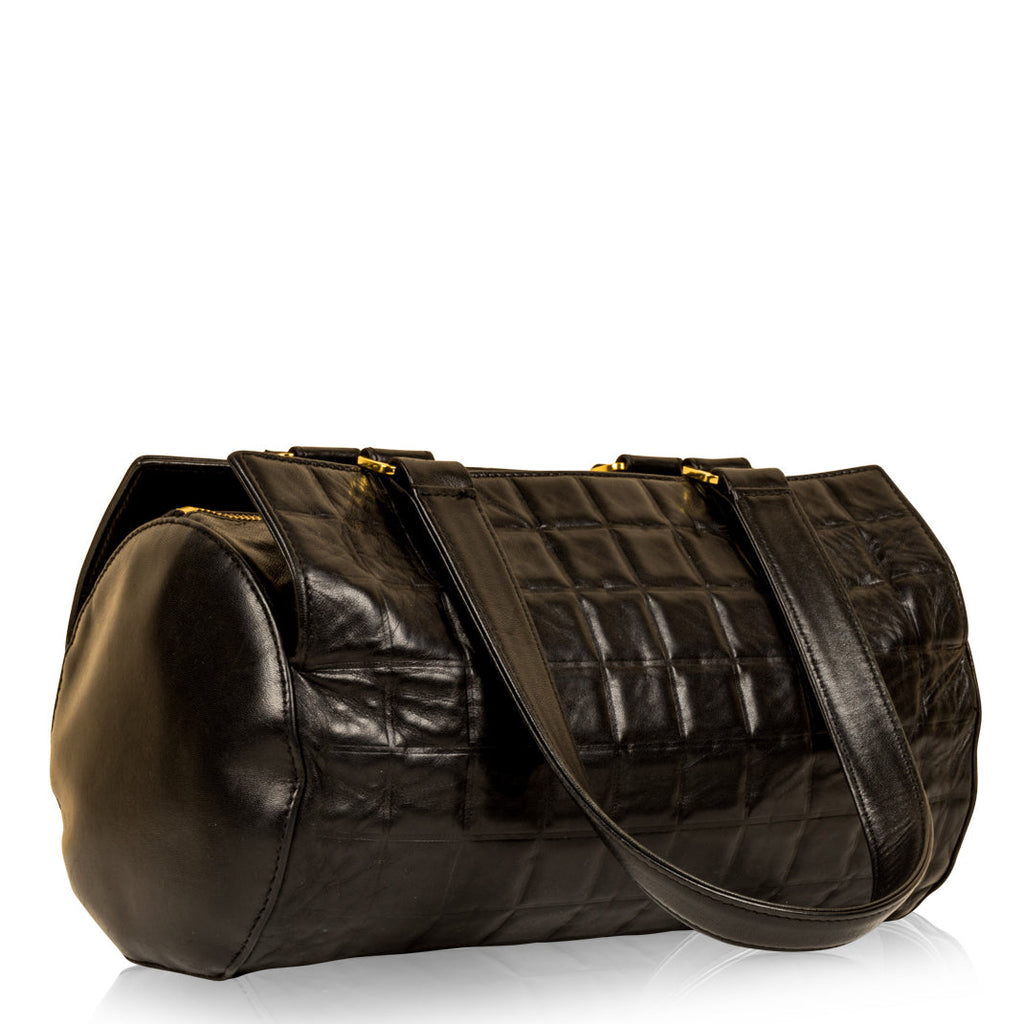 Chanel Vintage Quilted Bowler Tote