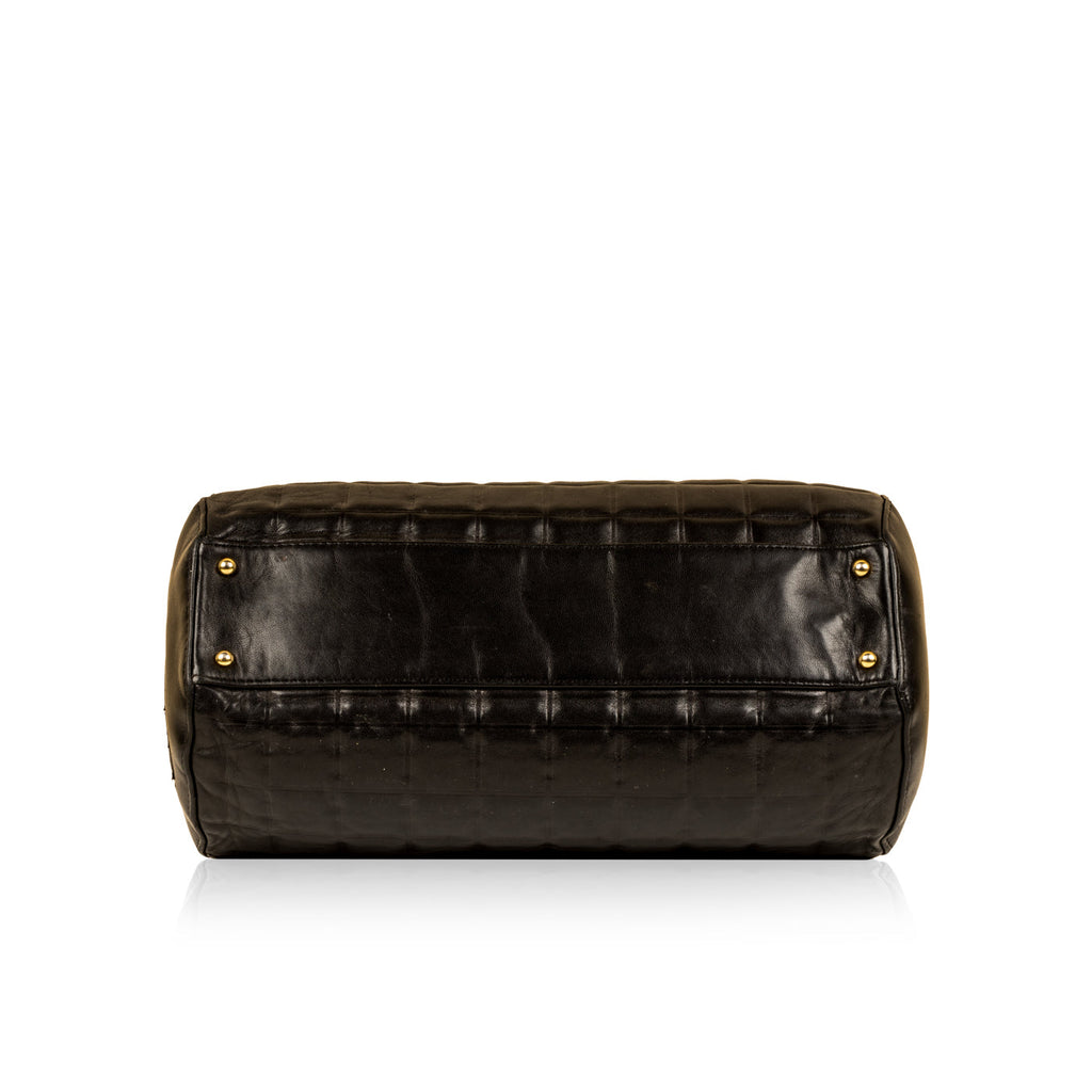Chanel Vintage Quilted Bowler Tote